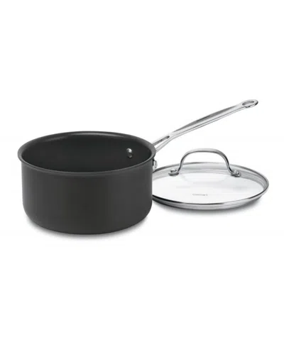 Cuisinart Chefs Classic Hard Anodized 2-qt. Saucepan W/ Cover In No Color