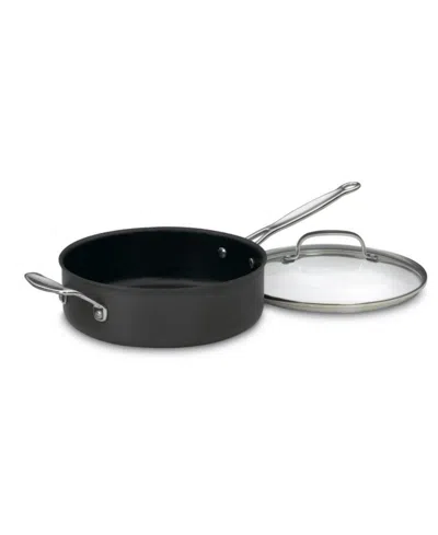 Cuisinart Chefs Classic Hard Anodized 3.5-qt. Saute Pan W/ Helper Handle And Cover In No Color