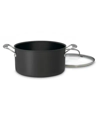 Cuisinart Chefs Classic Hard Anodized 6-qt. Stockpot W/ Cover In No Color