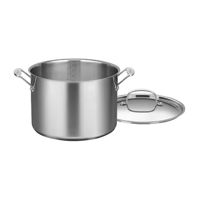 Cuisinart Chefs Stainless Steel 12-qt. Stockpot With Lid In Silver