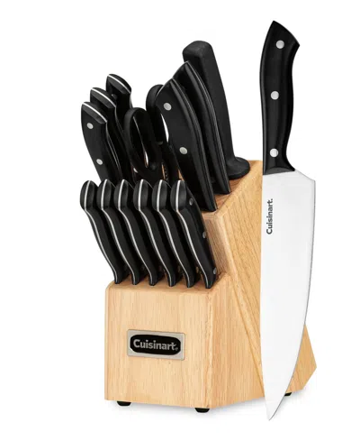 Cuisinart Classic 15-piece Black Triple Rivet Knife Block Set