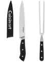 Cuisinart Classic 3-pc. Triple Rivet Carving Set In Black