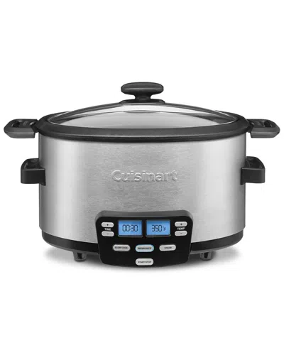 Cuisinart Cook Central 4qt 3-in-1 Multicooker Msc-400 In Silver