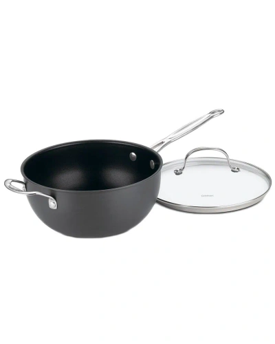 Cuisinart Covered 4qt Chef's Pan In Black