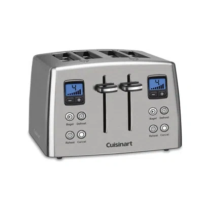 Cuisinart Cpt-435 4-slice Compact Toaster In Stainless Steel