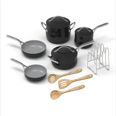 Cuisinart Culinary Collection 12-piece Non-stick Cookware Set In Black