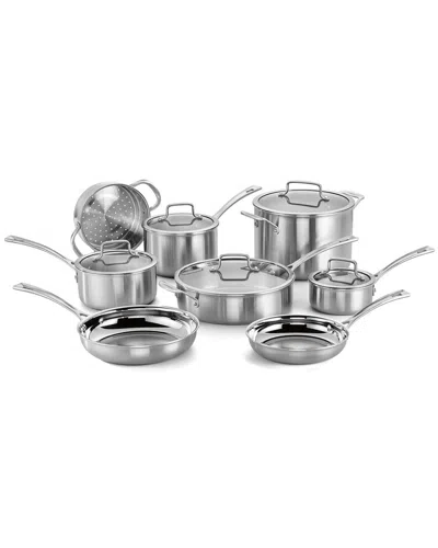 Cuisinart Cusinart Stainless Steel Triply Pro 13pc Cookware Set Tpp-13 In Silver