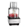 Cuisinart Custom 14 14-cup Food Processor Brushed Metal Series In Black