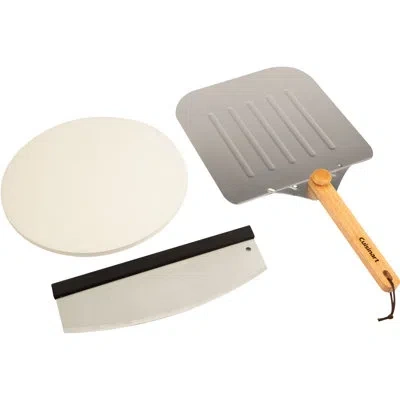 Cuisinart Deluxe Pizza Grilling Set In Natural