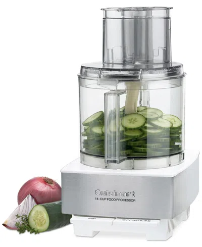 Cuisinart Dfp-14bcwny Custom 14-cup Food Processor In White