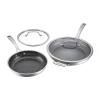 Cuisinart Fusionplus Stainless 4-pc Cookware Set In Silver