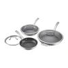 Cuisinart Fusionplus Stainless Steel 6-pc. Cookware Set In Silver