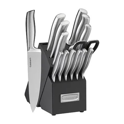 Cuisinart German Steel 15-pc. Knife Block Set In Silver