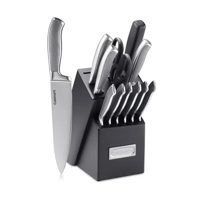 Cuisinart Graphix 13 Piece Knife Block Set In Stainless Steel