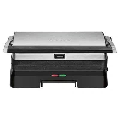 Cuisinart Griddler Non Stick Electric Grill And Panini Press In Silver;black
