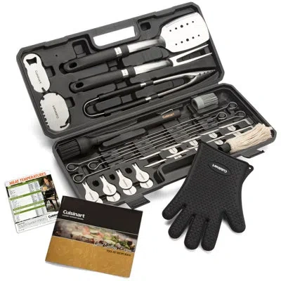 Cuisinart Grilling Tool Set In Silver
