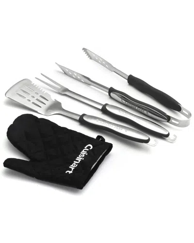 Cuisinart Grilling Tool Set With Grill Glove Cgs-134bl