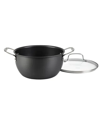 Cuisinart Hard Anodized Aluminum 5-quart All-purpose Pan With Lid In Black