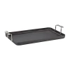 Cuisinart Hard Anodized Double Burner Griddle Pan In Black
