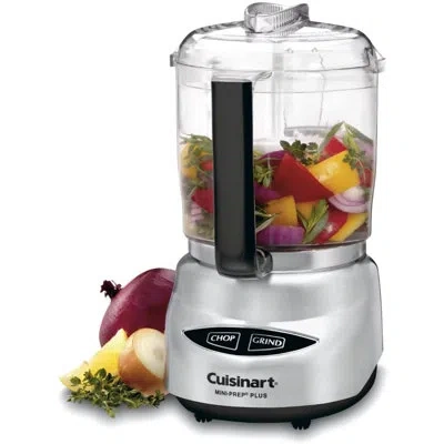 Cuisinart Mini-prep® Plus 4 Cup Food Processor In Brushed Stainless