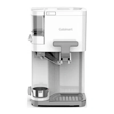 Cuisinart Mix It In 1.5 Quart Soft Serve Ice Cream Maker For Frozen Yogurt, Sorbet, Gelato, Drinks In White