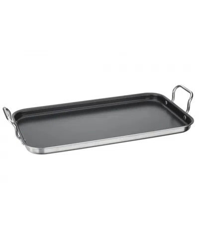 Cuisinart Multiclad Pro 10"x18" Non-stick Double Burner Griddle In Gray