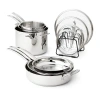 Cuisinart Nesting Stainless Steel 11-pc. Cookware Set In Silver