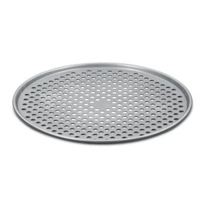 Cuisinart Non Stick Aluminized Steel 14.37 In. Pizza Pan In Silver