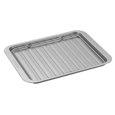 Cuisinart Non-stick Toaster Oven Broiling Pan In Gray