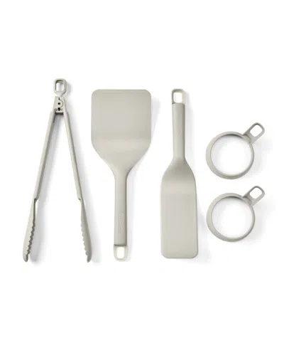 Cuisinart Nylon 5-piece Griddle Tool Set In Silver