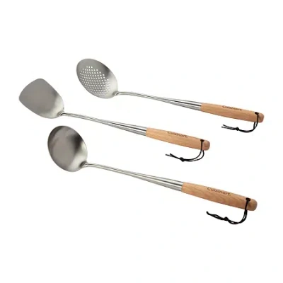 Cuisinart Outdoors 3-pc. Wok Tool Set In Brown