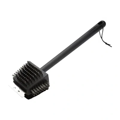 Cuisinart Outdoors 4-in-1 Grill Cleaning Brush In Black