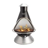 Cuisinart Outdoors Cuisinart Outdoor Chimenea Propane Fire Pit In Black