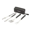 Cuisinart Outdoors Fold Grill Tools 4-pc. Grill Sets In Silver
