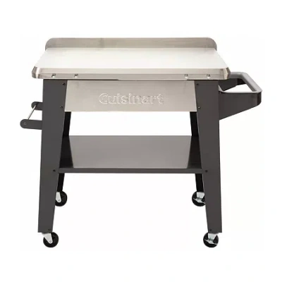 Cuisinart Outdoors Outdoor Stainless Steel Prep Table Grill Sets In Silver