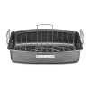 Cuisinart Ovenware 17x13" Nonstick Roaster With Rack In Silver