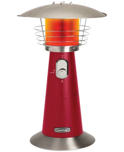 Cuisinart Portable Tabletop Patio Heater In Red