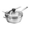 Cuisinart Preferred Ceramic 4-pc. Cookware Set In Silver