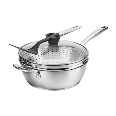Cuisinart Preferred Ceramic 4-pc. Cookware Set In Silver