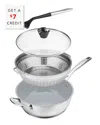 Cuisinart Preferred Pan 4-piece Assorted Nonstick Cookware Set
