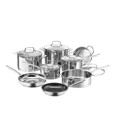 Cuisinart Professional Series Stainless 13-pc. Cookware Set In Silver