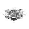 Cuisinart Professional Series Stainless Steel 13-pc. Cookware Set In Silver
