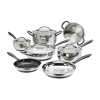 Cuisinart Pure Radiance Stainless Steel 11-pc. Cookware Set In Silver