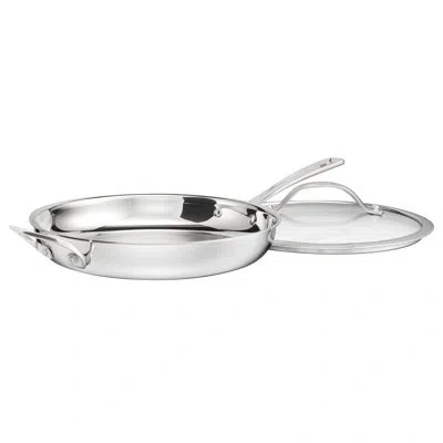 Cuisinart Pureclad Triple-ply 5.5 Qt. Stainless Steel Sauté Pan With Helper Handle And Cover