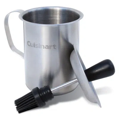 Cuisinart Sauce Pot And Basting Brush Set In Silver