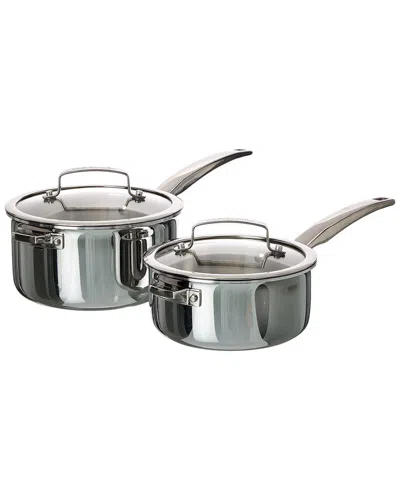 Cuisinart Smartnest® Stainless Steel 5 Piece Saucepan Set In Silver