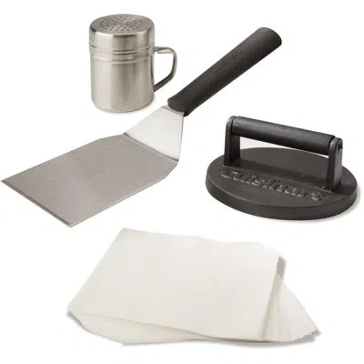 Cuisinart Smashed Burger Kit In Steel