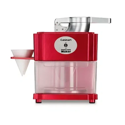 Cuisinart Snow Cone Machine In Red