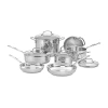 Cuisinart Stainless Steel 11-pc. Cookware Set In Gray
