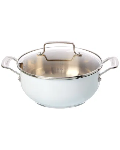 Cuisinart Stainless Steel 4.5qt Dutch Oven In Blue